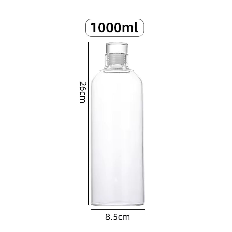 Elegant Clear Bottle – Transparent, No-Label Ready