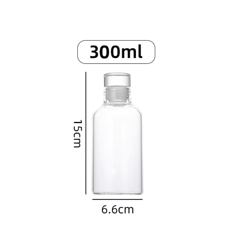 Elegant Clear Bottle – Transparent, No-Label Ready