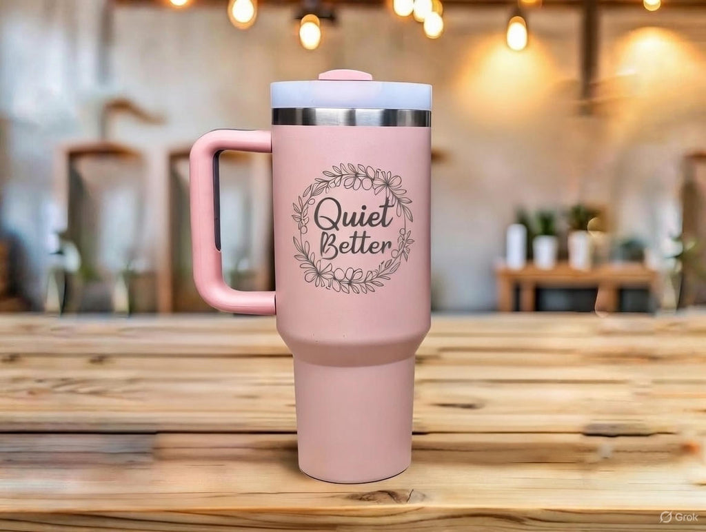 Custom Name - QuietBetter FlowSteel Thermal Tumbler
