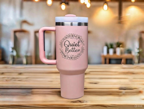 Custom Name - QuietBetter FlowSteel Thermal Tumbler