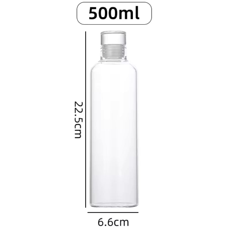 Elegant Clear Bottle – Transparent, No-Label Ready