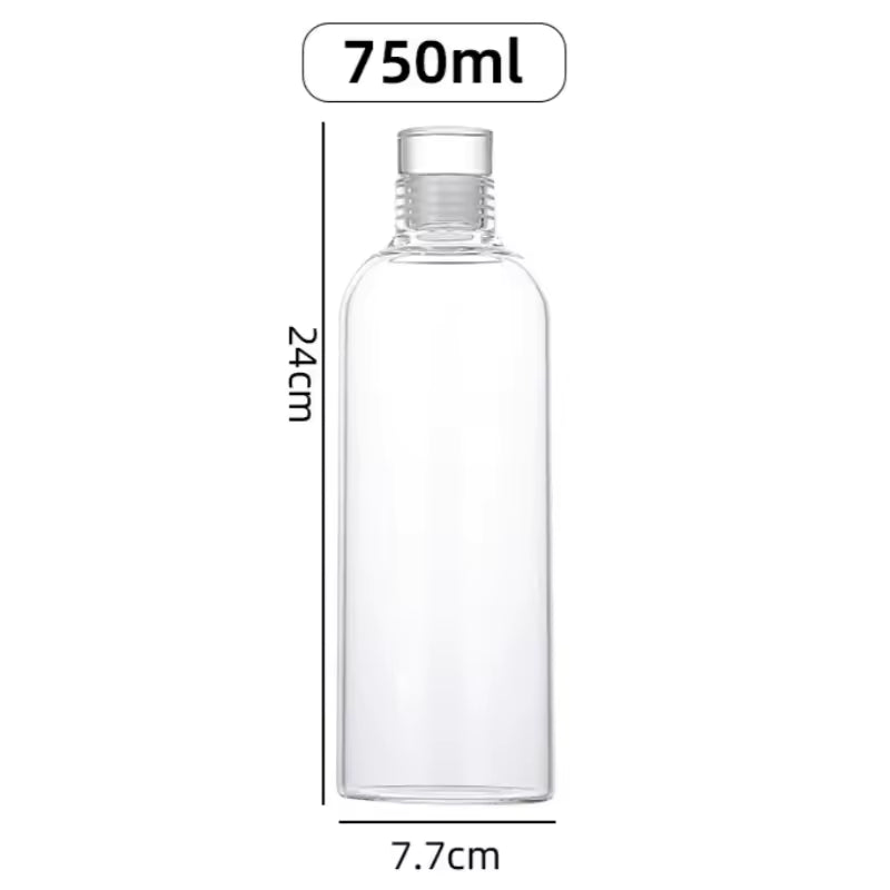 Elegant Clear Bottle – Transparent, No-Label Ready