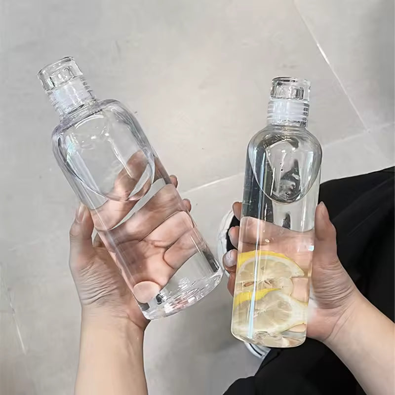 Elegant Clear Bottle – Transparent, No-Label Ready