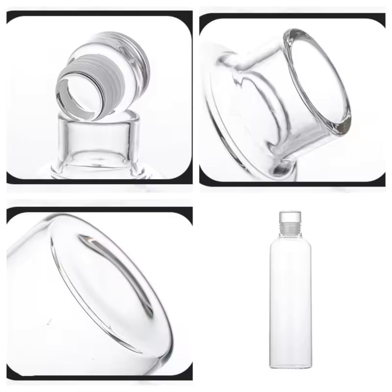 Elegant Clear Bottle – Transparent, No-Label Ready