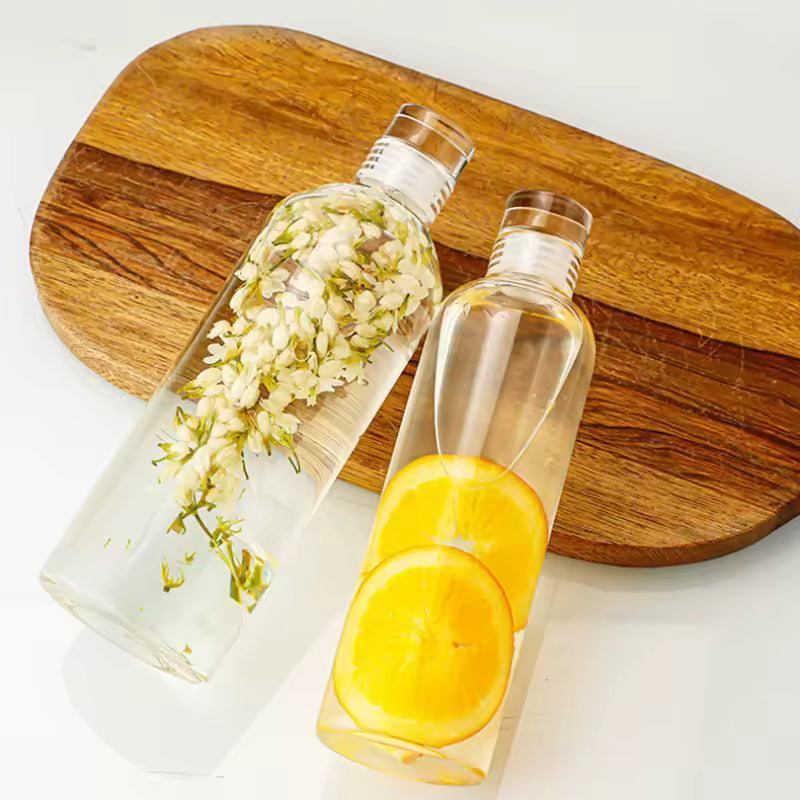 Elegant Clear Bottle – Transparent, No-Label Ready