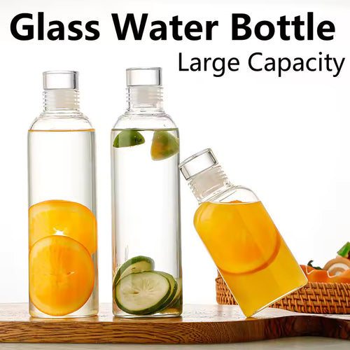 Elegant Clear Bottle – Transparent, No-Label Ready