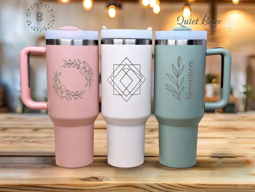 Custom Name - QuietBetter FlowSteel Thermal Tumbler