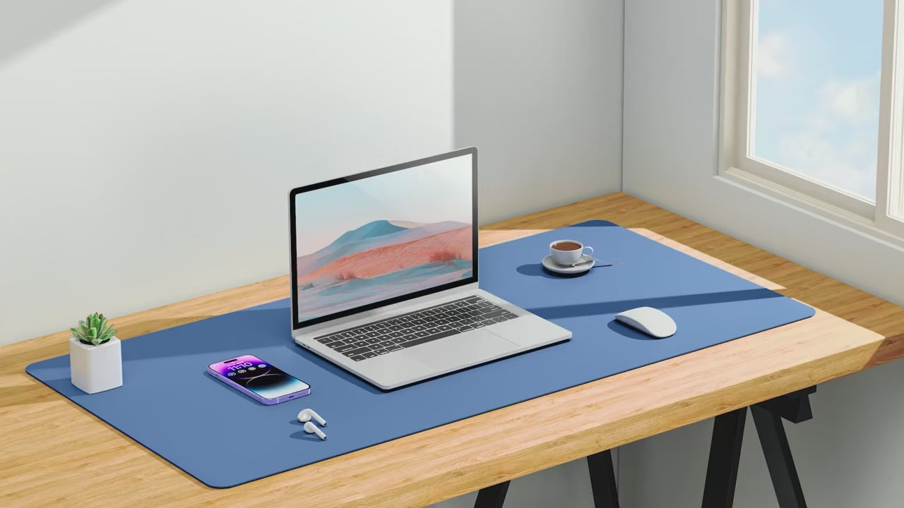 Leather Table Desk Mat Pad